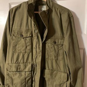 Lucky Mens jacket, M, brown/green
